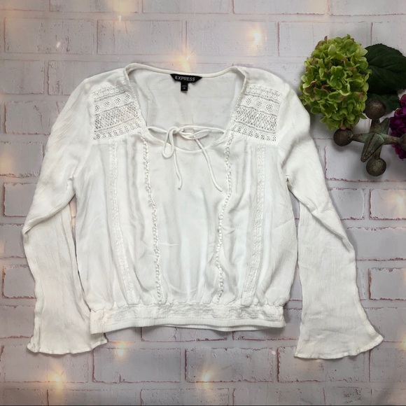 white peasant top